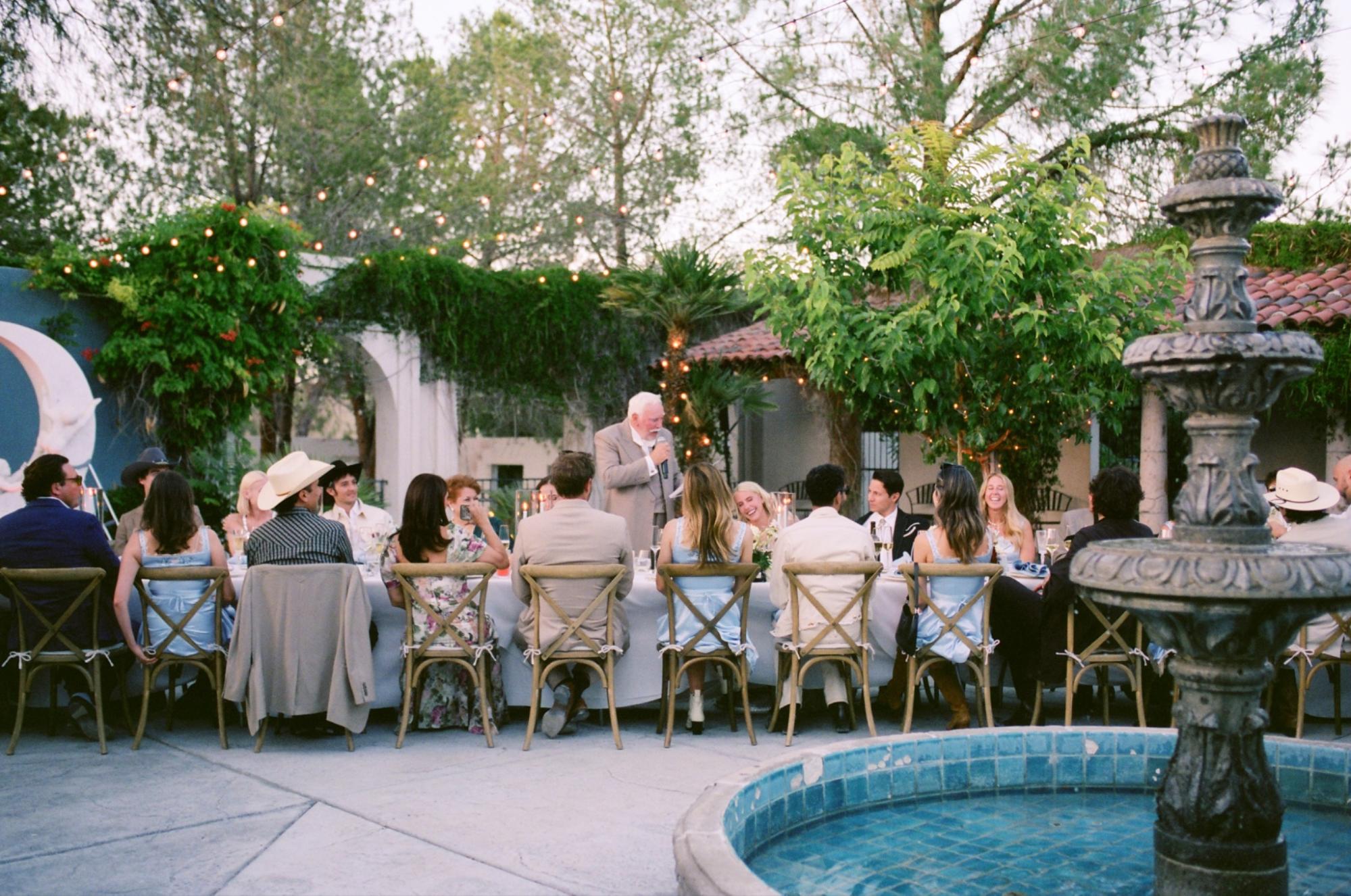 Las Vegas wedding reception at Thriller Villa mansion